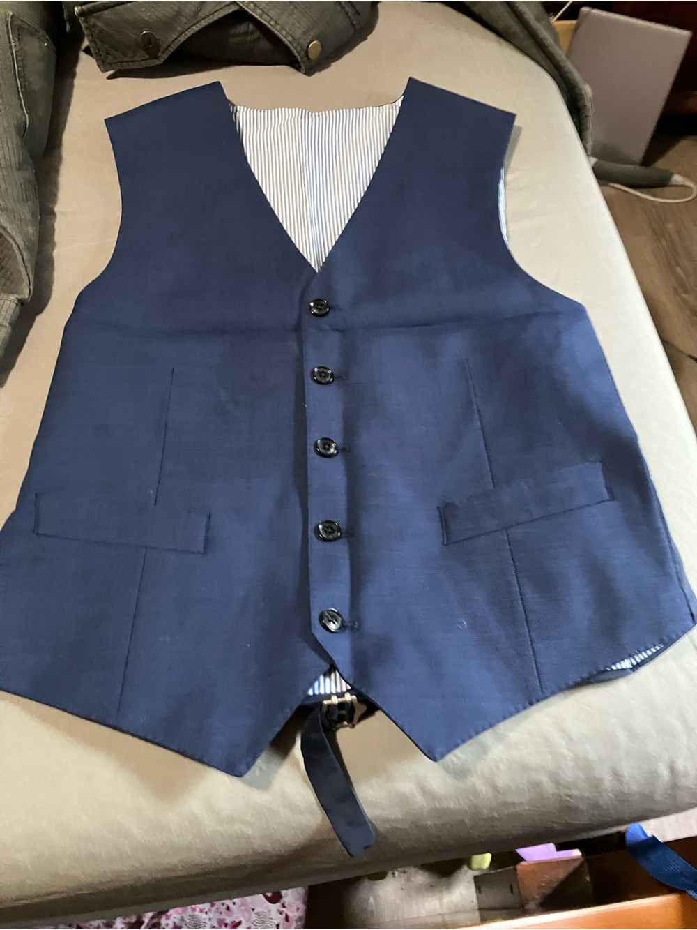Men's Tailored blue Dress Vest